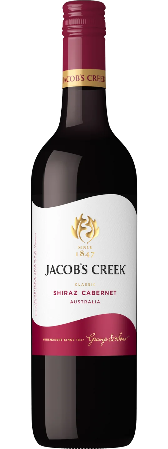 Jacob’s Creek Classic Shiraz Cabernet bottle